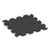 Aufsicht auf die Unterseite, also die Bodenseite von WARCO-Formteil 6843 - Fitness Active gulvflise im Format 46 x 46 × 2,8 cm.