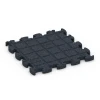 Aufsicht auf die Unterseite, also die Bodenseite von WARCO-Formteil 6960 - Fitness Premium træningsgulv im Format 45,9 x 45,9 x 1,8.