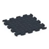Aufsicht auf die Unterseite, also die Bodenseite von WARCO-Formteil 6966 - Fitness Premium studiegulv im Format 45,9 x 45,9 x 1,8.