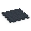 Aufsicht auf die Unterseite, also die Bodenseite von WARCO-Formteil 6967 - Fitness Premium studiegulv im Format 45,9 x 45,9 x 2,8 cm.