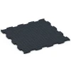 Aufsicht auf die Unterseite, also die Bodenseite von WARCO-Formteil 6969 - Fitness Premium studiegulv im Format 99 x 99 x 2,8 cm.