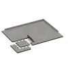 Typische Verlegung oder Einbausituation für den Artikel 4546 von WARCO - Poolflise, Farbton Grå Melange in der Abmessung 500 x 500 x 40 mm.