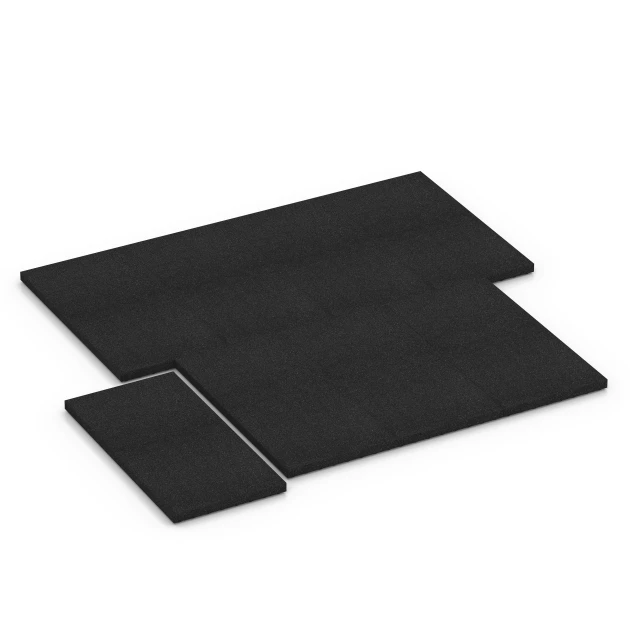 Typische Verlegung oder Einbausituation für den Artikel 6648 von WARCO - Staldflise Luksus, Farbton Antracit in der Abmessung 100 x 50 x 5 cm.
