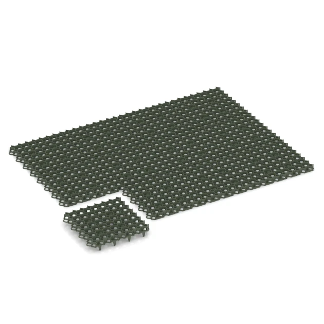 Typische Verlegung oder Einbausituation für den Artikel 3634 von WARCO - Plastgitter til underlag, Farbton Matgrøn in der Abmessung 47,6 × 47,6 × 4 cm | 0,226 m².