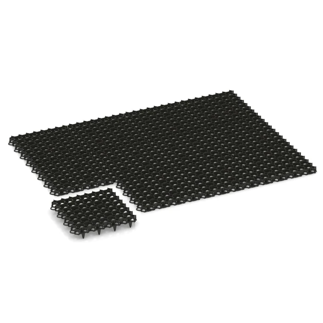 Typische Verlegung oder Einbausituation für den Artikel 5207 von WARCO - Plastgitter til underlag, Farbton Mat sort in der Abmessung 47,6 × 47,6 × 4 cm | 0,226 m².