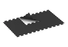 Gummiplade – dobbelt-T / H-profil