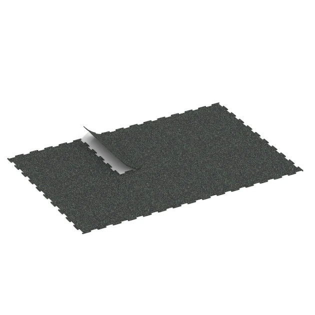 Typische Verlegung oder Einbausituation für den Artikel 6453 von WARCO - Fitnessgulv Kompakt, Farbton Let Grøn Sprøjtet in der Abmessung 100 × 100 × 0,8 cm.