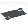 Typische Verlegung oder Einbausituation für den Artikel 6457 von WARCO - Fitnessgulv Kompakt, Farbton Let Blå Sprøjtet in der Abmessung 50 × 50 × 0,8 cm.