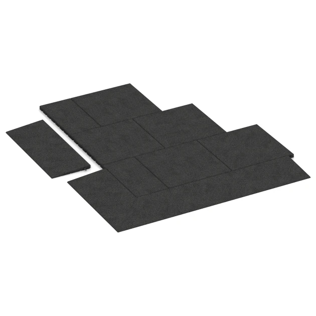 Typische Verlegung oder Einbausituation für den Artikel 2348 von WARCO - Tærskelrampe 75 cm, Farbton Antracit in der Abmessung 75 x 30 cm | 8 < 30 mm.