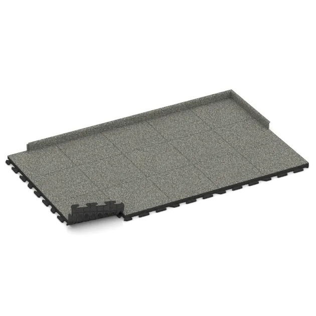 Typische Verlegung oder Einbausituation für den Artikel 1431 von WARCO - Gangfliser Classic, Farbton Grå Granit in der Abmessung 500 x 500 x 50 mm.