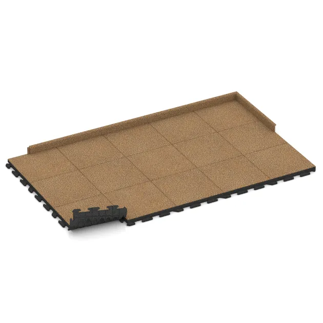 Typische Verlegung oder Einbausituation für den Artikel 1443 von WARCO - Gangfliser Classic, Farbton Rattan Lounge in der Abmessung 500 x 500 x 50 mm.