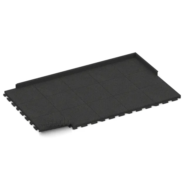 Typische Verlegung oder Einbausituation für den Artikel 1478 von WARCO - Gehwegplatte, Farbton Anthracite in der Abmessung 500 x 500 x 50 mm.