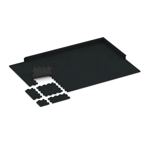 Typische Verlegung oder Einbausituation für den Artikel 5996 von WARCO - Poolflise fugfri, Farbton Jerngrå in der Abmessung 306 x 306 x 20 mm.