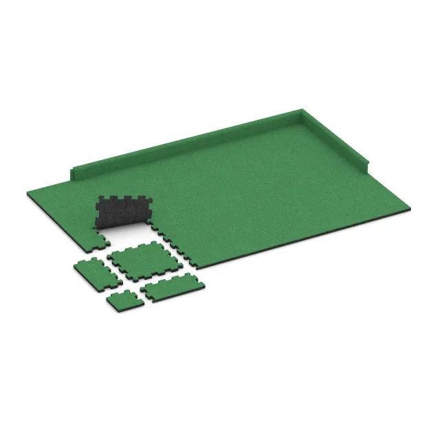 Typische Verlegung oder Einbausituation für den Artikel 5992 von WARCO - Poolflise fugfri, Farbton Maigrøn in der Abmessung 306 x 306 x 20 mm.