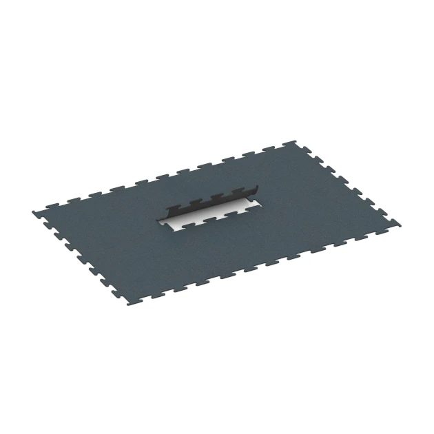 Typische Verlegung oder Einbausituation für den Artikel 6157 von WARCO - Fitness Performance Elite Træningsgulv, Farbton Bregnegrøn in der Abmessung 100 x 100 x 1 cm | 1,00 m².