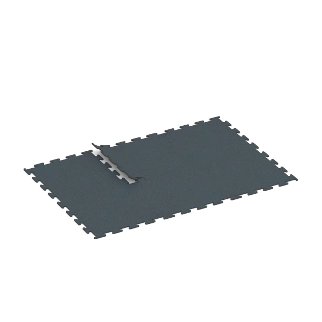 Typische Verlegung oder Einbausituation für den Artikel 6159 von WARCO - Fitness Performance Elite Træningsgulv, Farbton Bregnegrøn in der Abmessung 100 x 100 x 1,5 cm | 1,00 m².