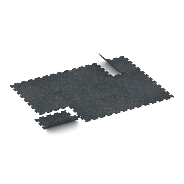 Typische Verlegung oder Einbausituation für den Artikel 3766 von WARCO - Fitness Performance Elite Træningsgulv, Farbton Let Blå Sprøjtet in der Abmessung 50 x 50 x 1 cm | 0,25 m².