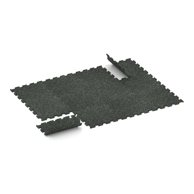 Typische Verlegung oder Einbausituation für den Artikel 3771 von WARCO - Fitness Performance Elite Træningsgulv, Farbton Let Grøn Sprøjtet in der Abmessung 50 x 50 x 1,5 cm | 0,25 m².