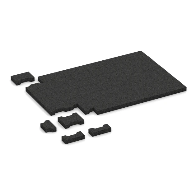 Typische Verlegung oder Einbausituation für den Artikel 3845 von WARCO - Belægningssten, Farbton Antracit in der Abmessung 20 × 16,5 × 4,3 cm | 0,0278 m².