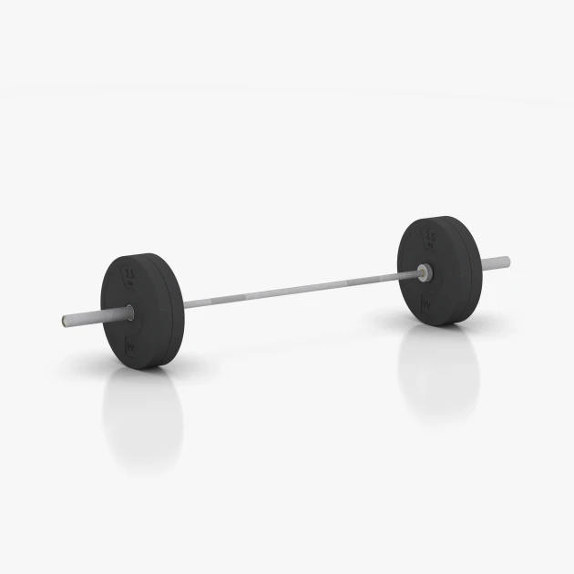 Typische Verlegung oder Einbausituation für den Artikel 6088 von WARCO - Bumper Plate Slim, Farbton Antracit in der Abmessung 15 kg | ø 45,4 x 5,85 cm.