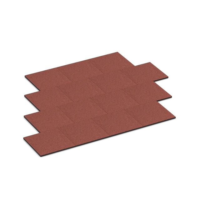 Typische Verlegung oder Einbausituation für den Artikel 6128 von WARCO - Faldsikringsflise – 95 cm, Farbton Tomatrød in der Abmessung 50 x 50 x 3 cm | 0,25 m².