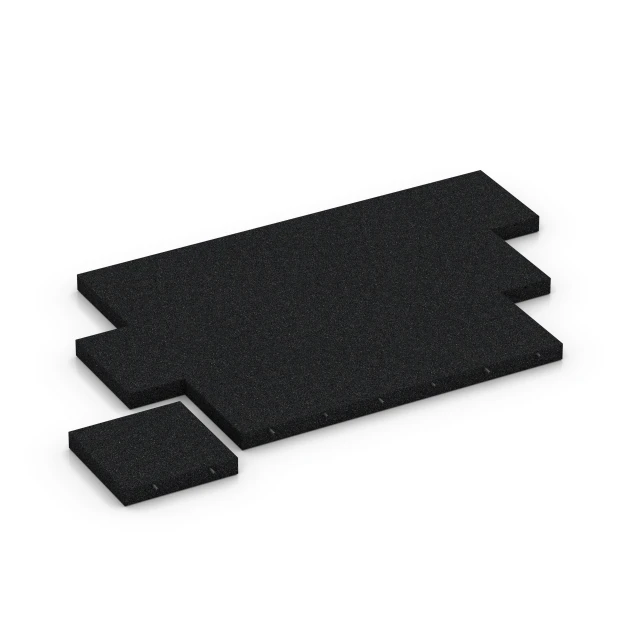 Typische Verlegung oder Einbausituation für den Artikel 6271 von WARCO - Faldsikringsflise – 230 cm, Farbton Antracit in der Abmessung 50 x 50 x 8 cm.