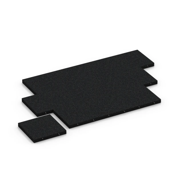 Typische Verlegung oder Einbausituation für den Artikel 6265 von WARCO - Faldsikringsflise – 180 cm, Farbton Antracit in der Abmessung 50 x 50 x 6 cm.