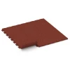 Typische Verlegung oder Einbausituation für den Artikel 7053 von WARCO - Gummiflise Linea, Farbton Murstenrød in der Abmessung 50 x 50 x 3 cm | 0,25 m².