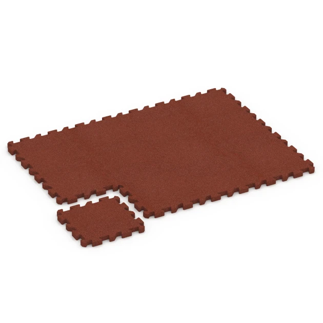 Typische Verlegung oder Einbausituation für den Artikel 6303 von WARCO - Faldsikringsflise med puslesamling, Farbton Murstenrød in der Abmessung 50 x 50 x 4 cm | 0,25 m².