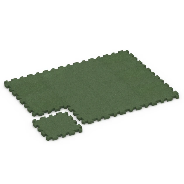 Typische Verlegung oder Einbausituation für den Artikel 6995 von WARCO - Fitnessgulv, Farbton Græsgrøn in der Abmessung 50 x 50 x 4 cm | 0,25 m².