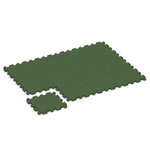 Typische Verlegung oder Einbausituation für den Artikel 6990 von WARCO - Fitnessgulv, Farbton Græsgrøn in der Abmessung 50 x 50 x 3 cm | 0,25 m².