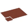Typische Verlegung oder Einbausituation für den Artikel 6984 von WARCO - Fitnessgulv, Farbton Murstenrød in der Abmessung 50 x 50 x 2 cm | 0,25 m².