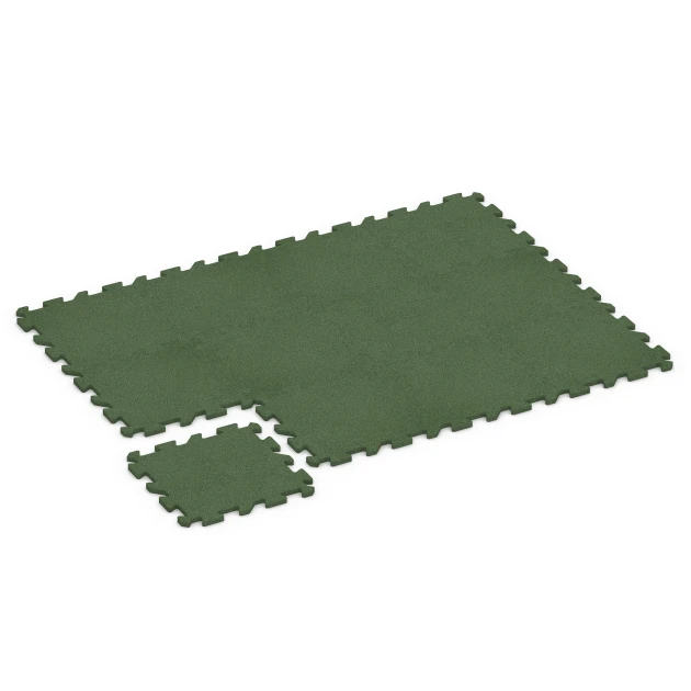 Typische Verlegung oder Einbausituation für den Artikel 6985 von WARCO - Fitnessgulv, Farbton Græsgrøn in der Abmessung 50 x 50 x 2 cm | 0,25 m².