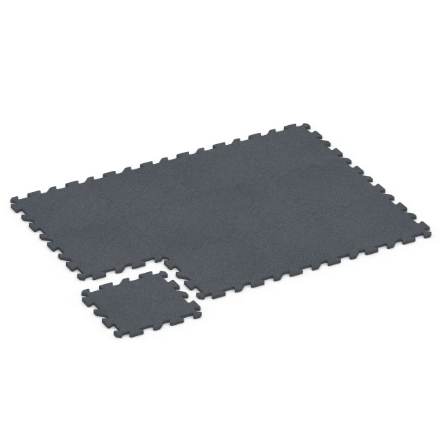 Typische Verlegung oder Einbausituation für den Artikel 6986 von WARCO - Fitnessgulv, Farbton Skifergrå in der Abmessung 50 x 50 x 2 cm | 0,25 m².