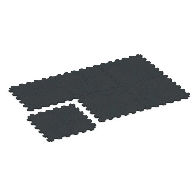 Typische Verlegung oder Einbausituation für den Artikel 7085 von WARCO - Gummimåtte til hund, Farbton Antracit in der Abmessung 102,5 x 102,5 x 2,2 cm | 1,05 m².