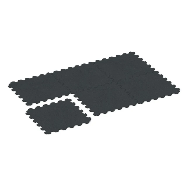 Typische Verlegung oder Einbausituation für den Artikel 6376 von WARCO - Fitness Beskyttelsesmåtte, Farbton Antracit in der Abmessung 102,5 x 102,5 x 1,5 cm | 1,05 m².