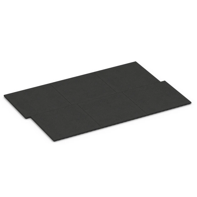 Typische Verlegung oder Einbausituation für den Artikel 6387 von WARCO - Staldmåtte Premium, Farbton Antracit in der Abmessung 100 x 100 x 4,5 cm | 1,00 m².