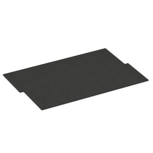 Typische Verlegung oder Einbausituation für den Artikel 6379 von WARCO - Staldmåtte, Farbton Antracit in der Abmessung 100 x 100 x 3 cm | 1,00 m².