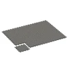 Typische Verlegung oder Einbausituation für den Artikel 6751 von WARCO - Legemåtte gummifliser, Farbton Mørkegrå granit in der Abmessung 44,6 x 44,6 x 1,8 cm.