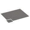 Typische Verlegung oder Einbausituation für den Artikel 6787 von WARCO - Altanfliser i gummi, Farbton Mørkegrå granit in der Abmessung 44,6 x 44,6 x 1,8 cm.