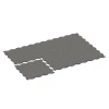 Typische Verlegung oder Einbausituation für den Artikel 6832 von WARCO - Fitness Active gulvflise, Farbton Mørkegrå granit in der Abmessung 97,1 x 97,1 × 1,8 cm.