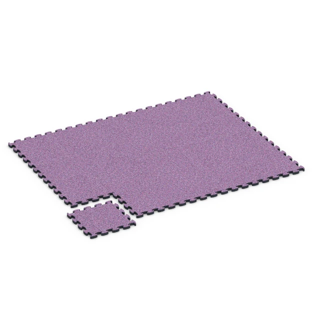 Typische Verlegung oder Einbausituation für den Artikel 6936 von WARCO - Faldsikringsflise puzzle, Farbton Lavendel in der Abmessung 44,6 x 44,6 × 2,8 cm.