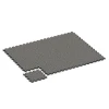 Typische Verlegung oder Einbausituation für den Artikel 6949 von WARCO - Boldbanefliser, Farbton Mørkegrå granit in der Abmessung 44,6 x 44,6 × 2,8 cm.