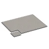 Typische Verlegung oder Einbausituation für den Artikel 6941 von WARCO - Terrasseflise i gummi, Farbton Grå granit in der Abmessung 44,6 x 44,6 × 2,8 cm.