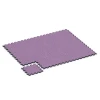 Typische Verlegung oder Einbausituation für den Artikel 6846 von WARCO - Fitness Active gulvflise, Farbton Lavendel in der Abmessung 44,6 x 44,6 × 2,8 cm.