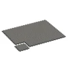 Typische Verlegung oder Einbausituation für den Artikel 6877 von WARCO - Fitnessgulv Max System, Farbton Mørkegrå granit in der Abmessung 44,6 x 44,6 × 2,8 cm.
