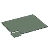 Typische Verlegung oder Einbausituation für den Artikel 6879 von WARCO - Fitnessgulv Max System, Farbton Engelsk græs in der Abmessung 44,6 x 44,6 × 2,8 cm.