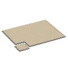 Typische Verlegung oder Einbausituation für den Artikel 6883 von WARCO - Fitnessgulv Max System, Farbton Travertin in der Abmessung 44,6 x 44,6 × 2,8 cm.