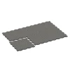Typische Verlegung oder Einbausituation für den Artikel 6886 von WARCO - Fitnessgulv Max System, Farbton Mørkegrå granit in der Abmessung 97,1 x 97,1 x 2,8 cm.