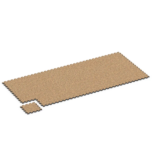 Typische Verlegung oder Einbausituation für den Artikel 6817 von WARCO - Stentæppe klikflise, Farbton Terrakotta in der Abmessung 28,9 x 28,9 x 1,8 cm.